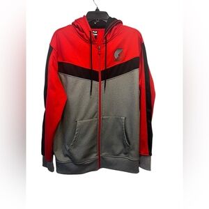 NBA TRAIL BLAZERS full zip hoodie jacket